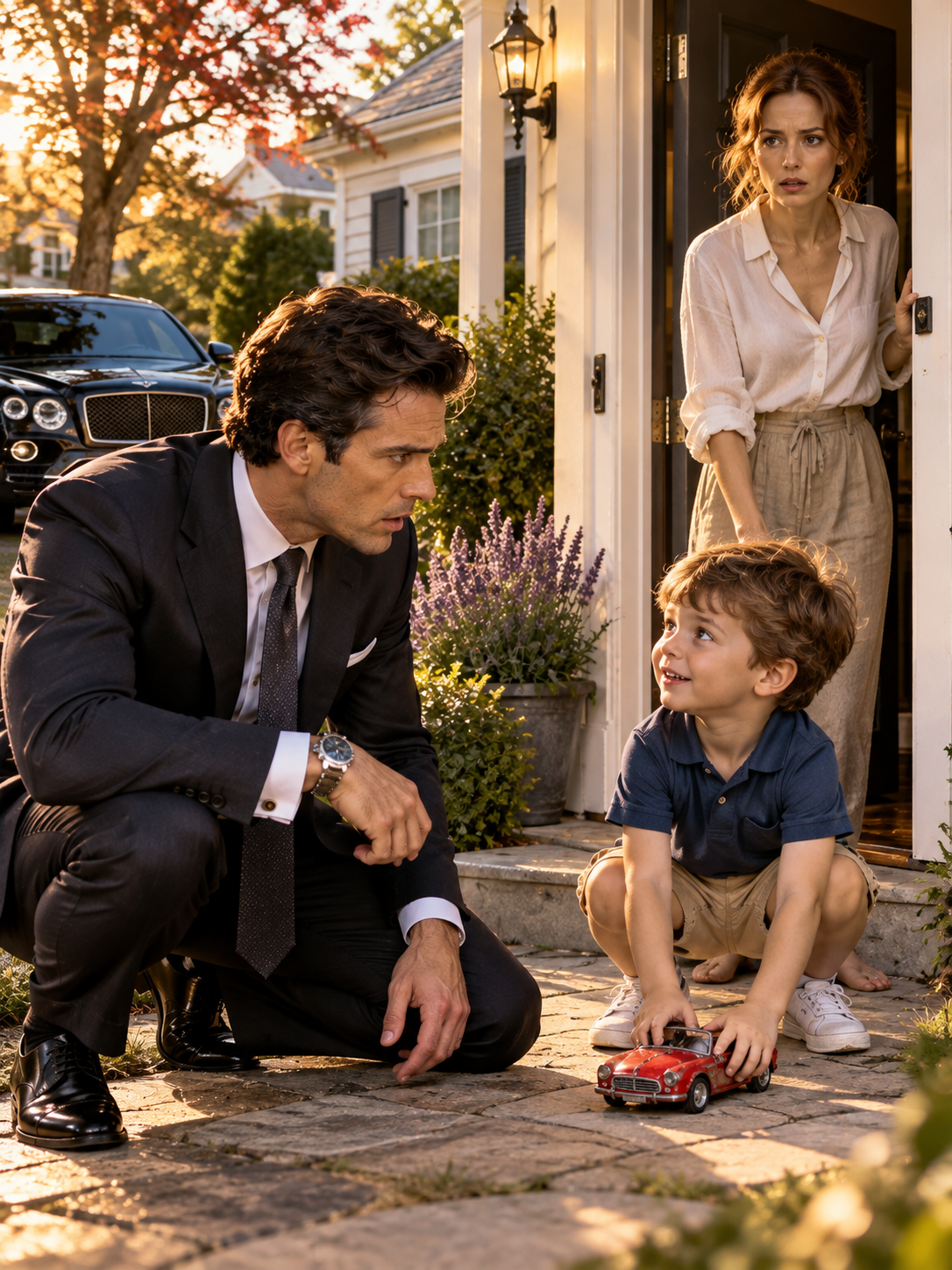 FOUR YEARS AFTER A BILLIONAIRE ABANDONED HIS WIFE DURING A FINANCIAL CRISIS, HE RETURNED TO THEIR OLD HOUSE—AND A LITTLE BOY WITH FAMILIAR EYES RAN TOWARD HIM – Life Story