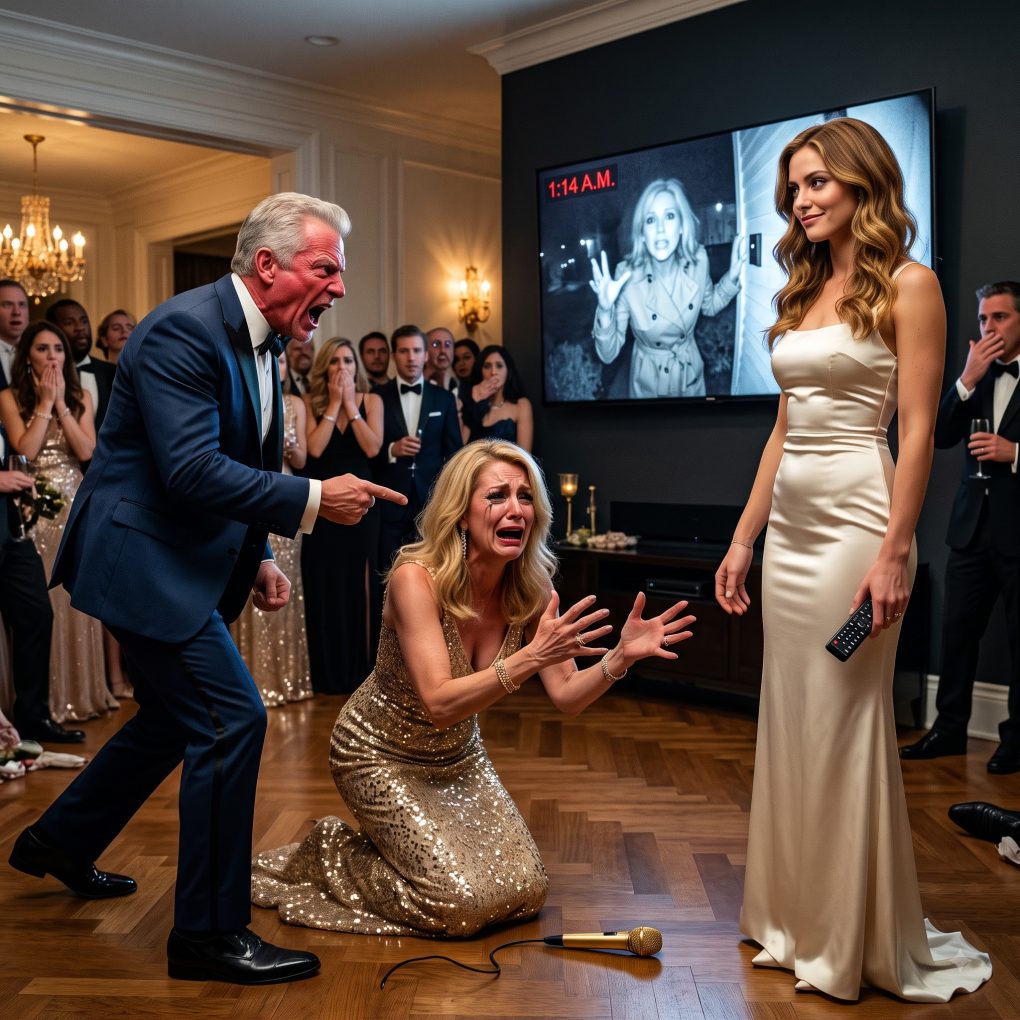My mother-in-law called me a “gold digger” who trapped her son in front of 60 guests at my housewarming… so I played 47 seconds of doorbell footage from the night she showed up at my door alone at 1 a.m.—and before it ended, her husband had walked out without her!
