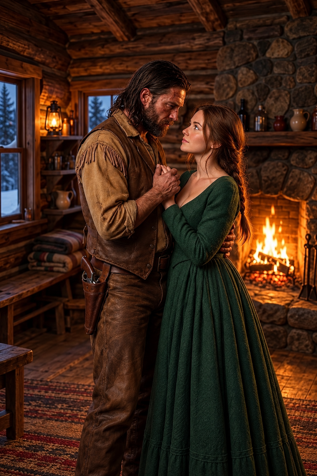 I Can’t Control Myself Around You, the Mountain Man Warned Her—Then Winter Trapped Them Togethe