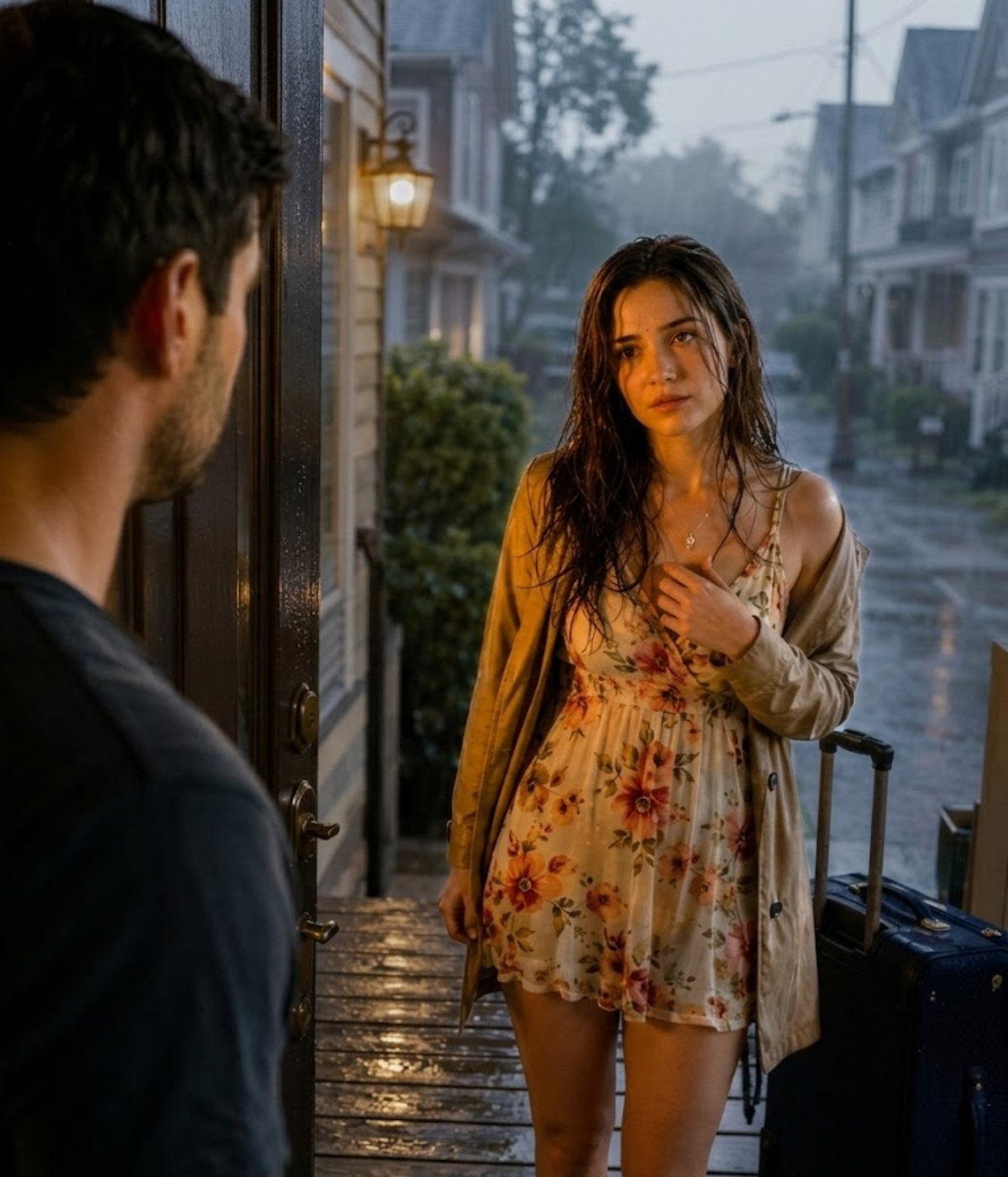My Childhood Friend Came to My Door With a Suitcase… “I Didn’t Know Where Else to Go but You.”