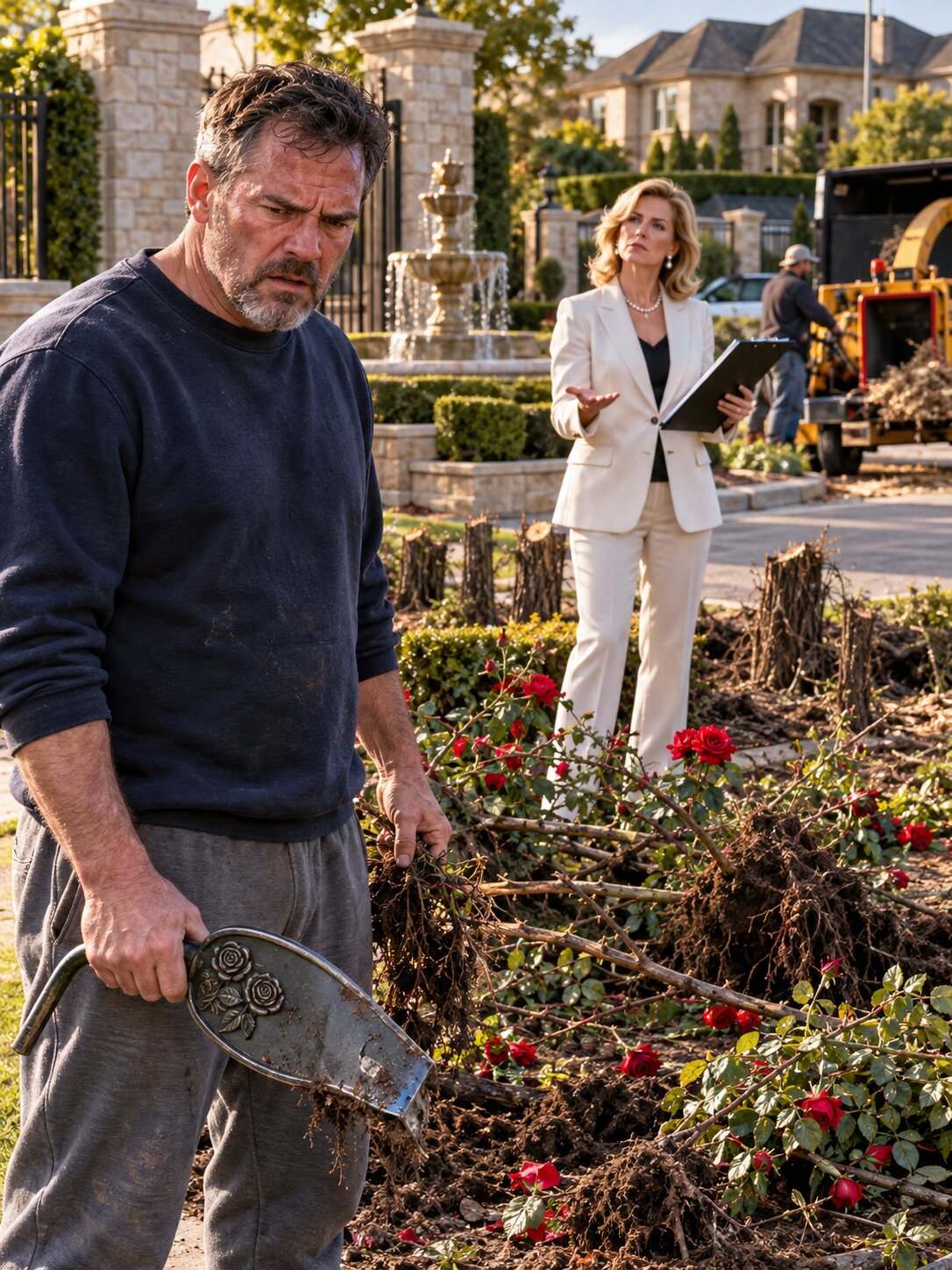 My HOA Cut Down the Memorial Garden I Built for Three Fallen Friends—Then the Photographer Asked Who Had Authorized the Shoot – Life Story