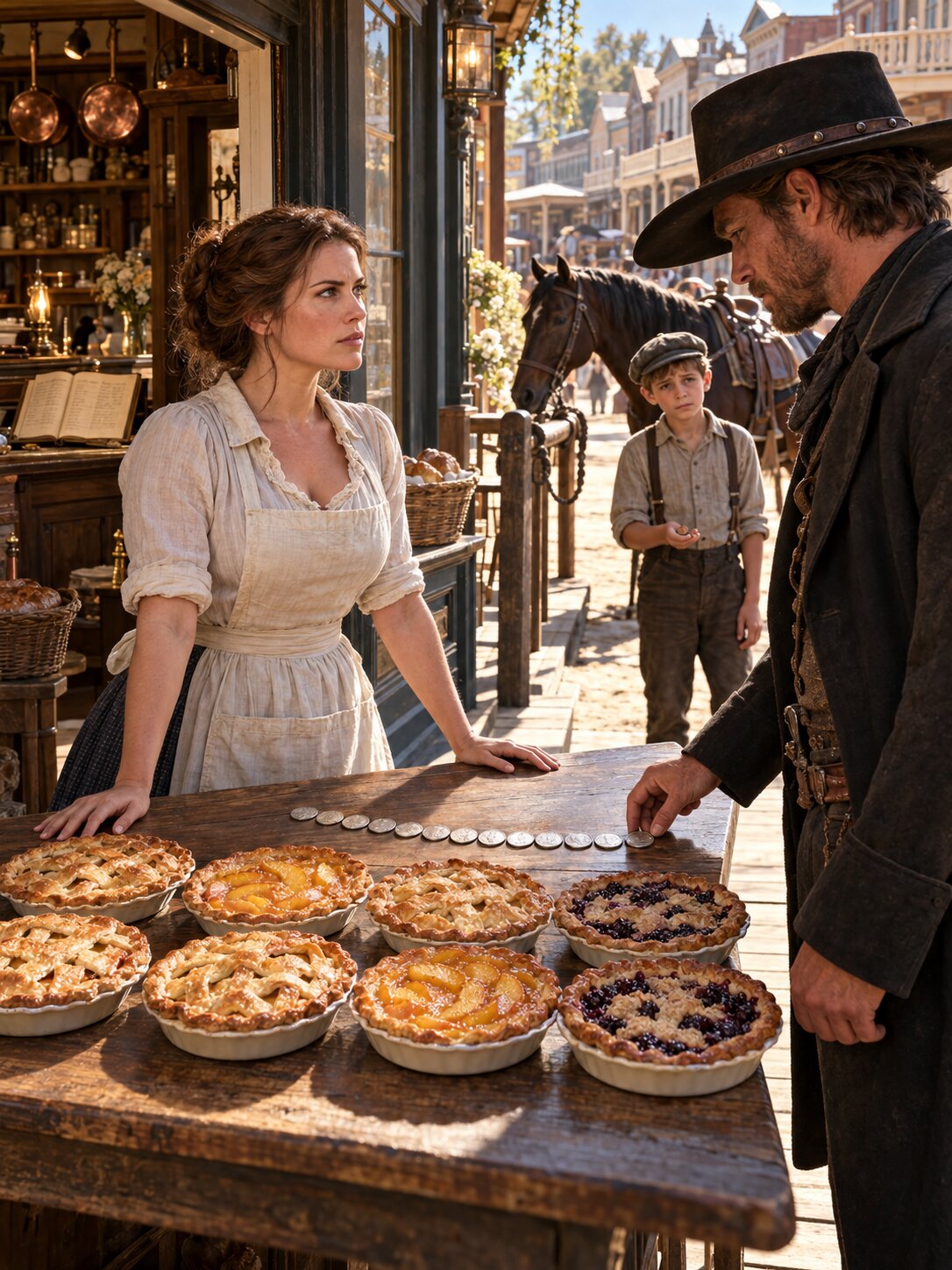 A LONE COWBOY BOUGHT EVERY PIE SHE MADE AND TOLD HER TO BAKE ONLY FOR HIM—BUT THE SECRET HE CARRIED COULD COST HER THE SHOP SHE LOVED – Life Story