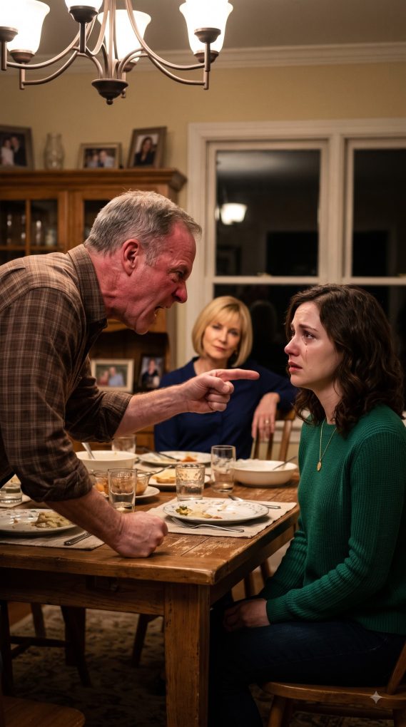 “You and your kid are just freeloaders!” my dad yelled at dinner. I calmly gave him 24 hours to leave my house.