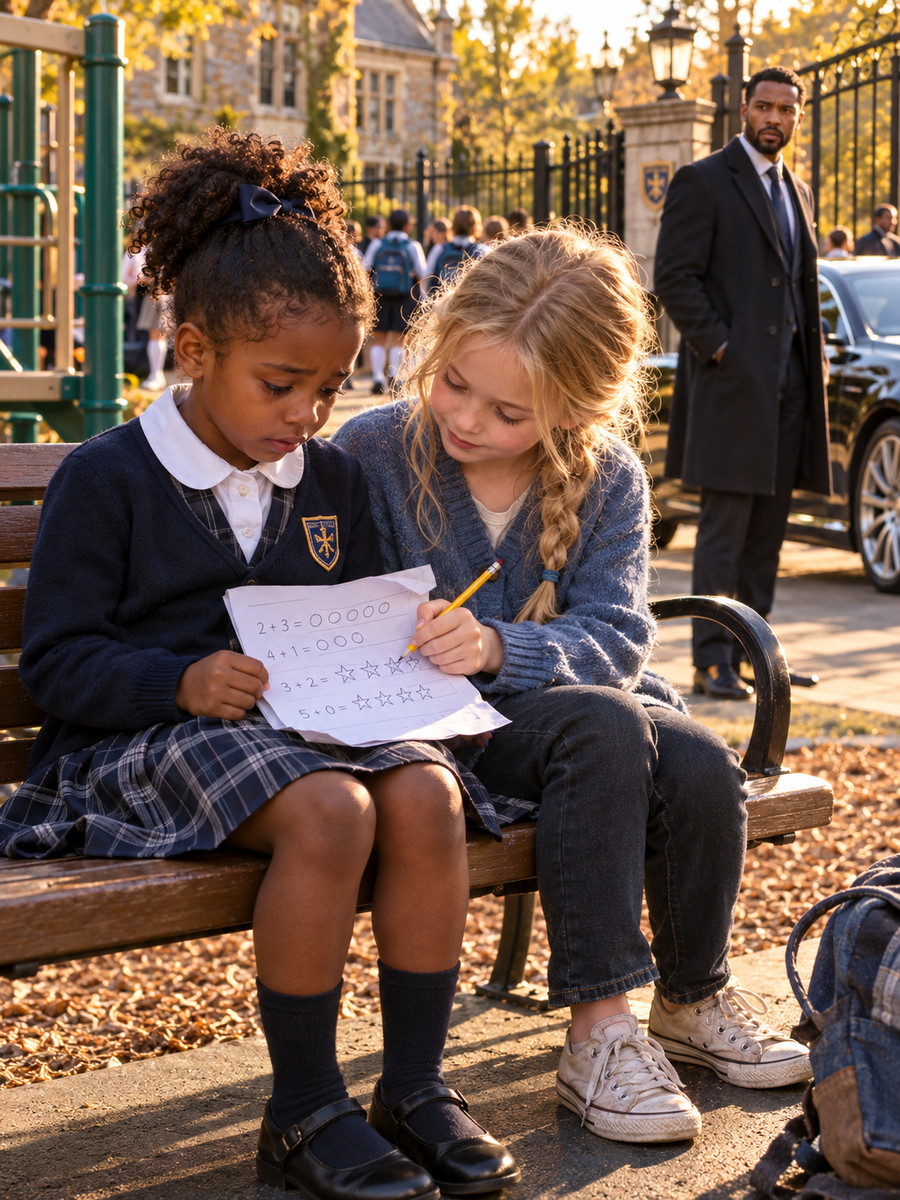 A BILLIONAIRE FOUND HIS DAUGHTER HIDING AN UNFINISHED MATH WORKSHEET—THEN THE POOR GIRL WHO HELPED HER DISAPPEARED, AND A QUIET QUESTION THREATENED EVERYTHING HE THOUGHT HE KNEW ABOUT FAMILY – Life Story