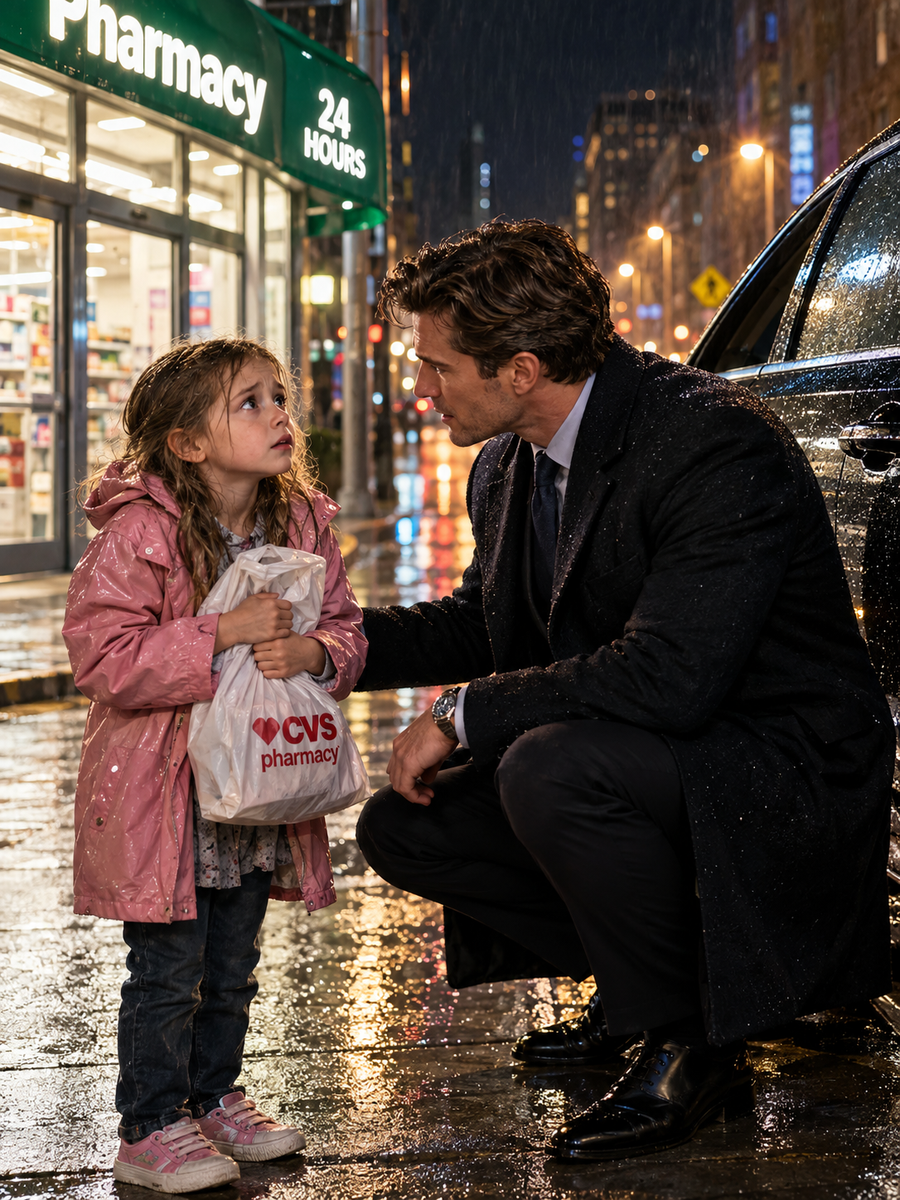 AT 2:47 A.M., A LOST SIX-YEAR-OLD ASKED A WEALTHY STRANGER FOR A RIDE HOME—BUT THE BLUE DOOR SHE LED HIM TO HID A DECISION HE NEVER KNEW HE HAD MADE – Life Story