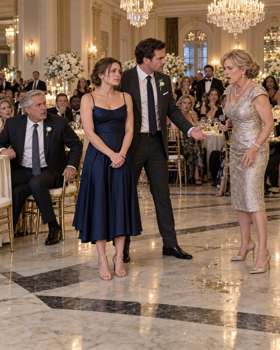 “Before you keep going, would you like to tell everyone why you really pulled Clare out of medical school, or should I do it for you?”