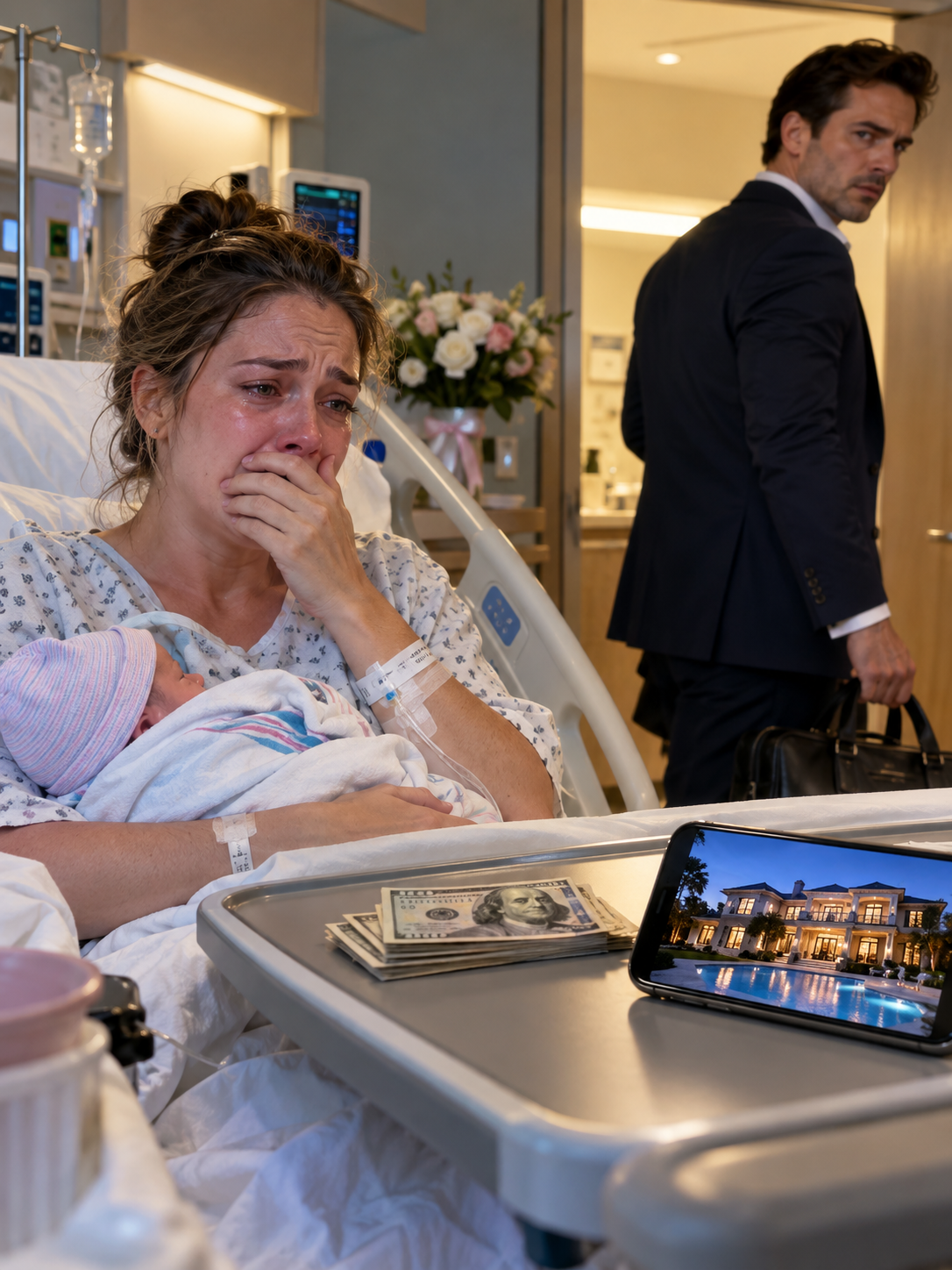 My Husband Sold Our $2 Million Home While I Was Giving Birth—Then He Left $300 on My Hospital Tray and Wouldn’t Explain Where the Rest Went – Life Story