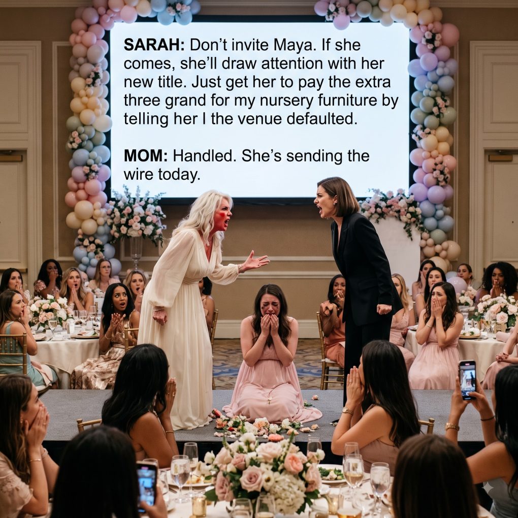 My sister left me off her 87-person baby shower guest list—then mom asked me to pay the $3,000 deposit. I paid it, but on the day of the shower, the venue manager handed her a note revealing who paid—and announced her after-party was canceled. i’d booked the restaurant for my own celebration: my promotion to ceo.