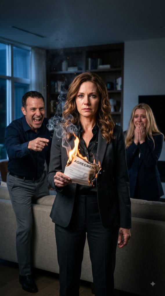 My niece burned my daughter’s million-dollar contract and laughed. Twelve hours later, she realized who I actually was.