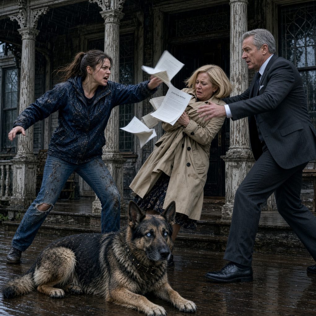 Family Stole Grandpa’s Entire Estate and Left Me His Blind German Shepherd While Cruelly Sneering That a Mutt Suits a Caregiver, but a Shocking Hidden Note Inside the Dog’s Collar Proved That Everything Was Just a Calculated Test