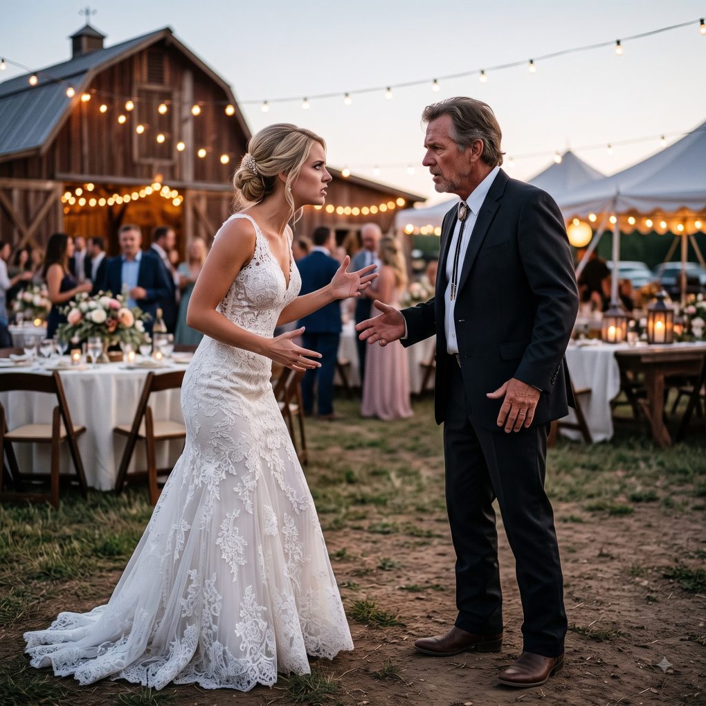“My Daughter’s Greedy Fiancé Kept Pressing for Our Ranch Deeds, but I Ignored the Signs Until Her Wedding—Then She Passed a Terrifying Note in Her Bouquet, and Three Chilling Whispers Made Me Call the Sheriff Before the Altar Vows Finished!”