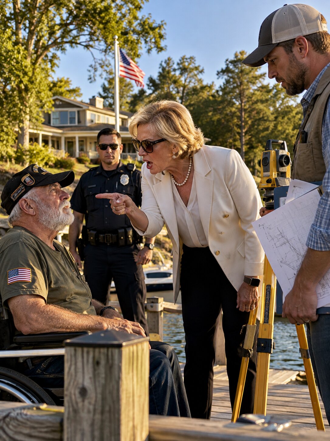The HOA President Called Police on His Veterans’ Dock—Then the Surveyor Asked One Quiet Question – Life Story