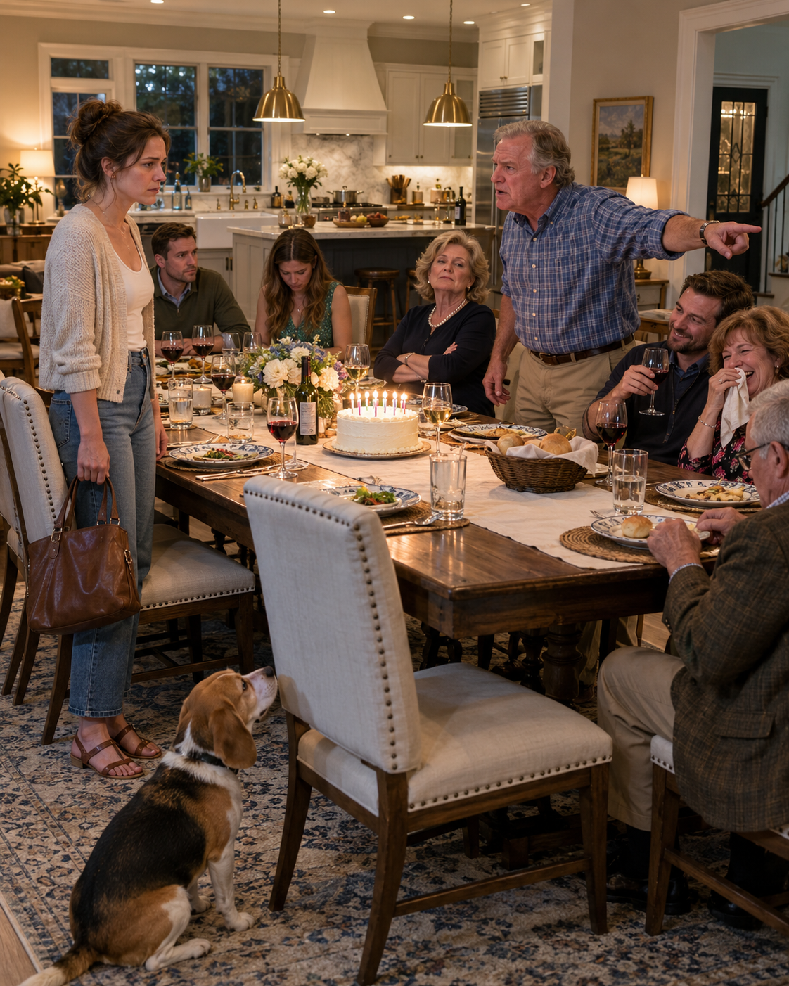 My father threw me out of his birthday dinner—while standing in the $41,500 kitchen I secretly paid for.