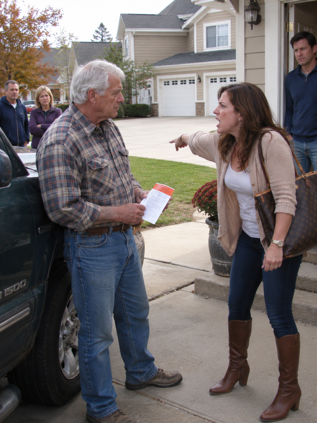 “Park your truck in the street, old man,” my daughter-in-law said, calling my 2009 Silverado an eyesore outside