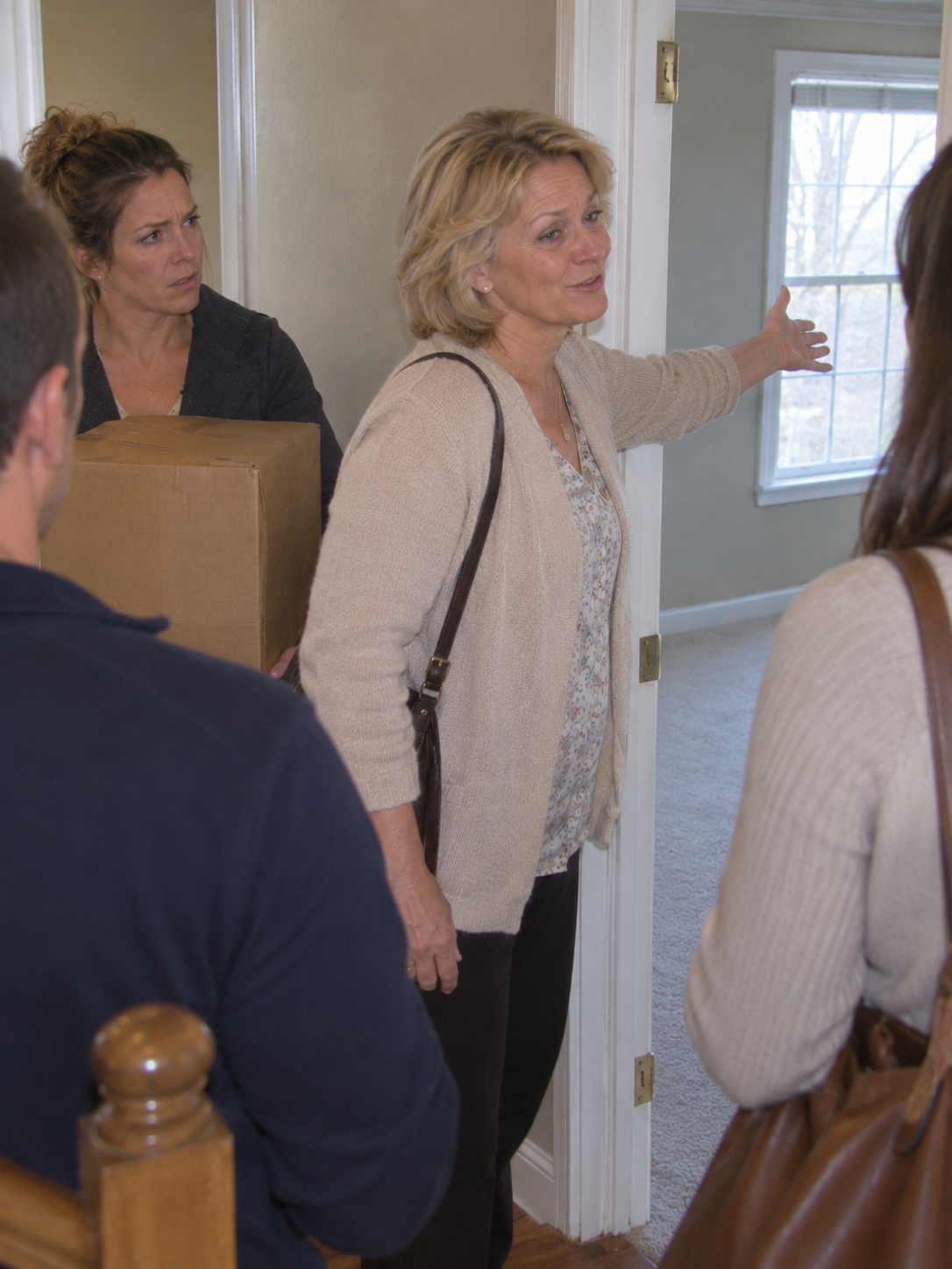 My mother walked through my new house assigning my brother’s family to the bedrooms.