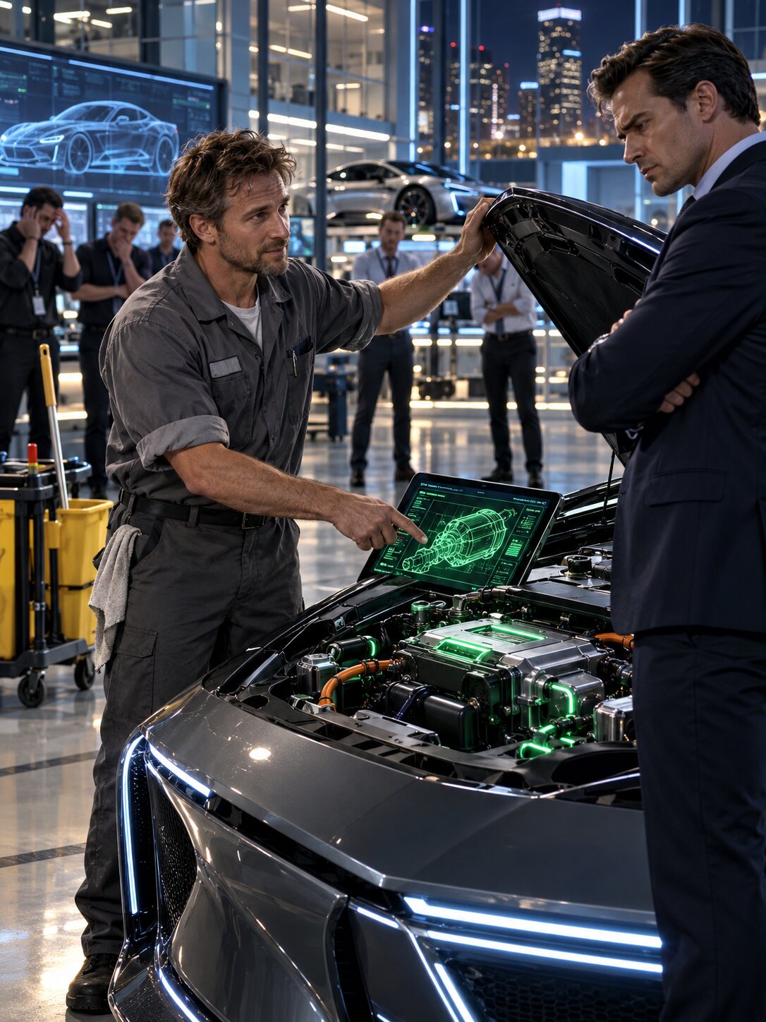 A Hundred Engineers Gave Up on the Prototype—Then the Night Janitor Asked to Open the Hood – Life Story