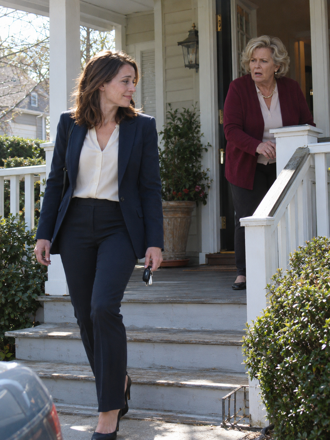 “Get out of my house! Don’t ever come back!” my mother-in-law screamed as I stood on the porch