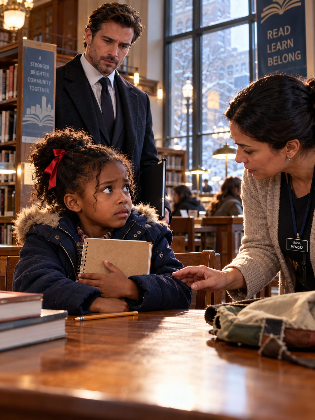 A BILLIONAIRE WATCHED A SILENT LITTLE GIRL WRITE ALONE IN THE LIBRARY EVERY AFTERNOON — THEN THE NOTEBOOK SHE LEFT BEHIND LED HIM BACK TO A LIE HE HAD HELPED BURY – Life Story