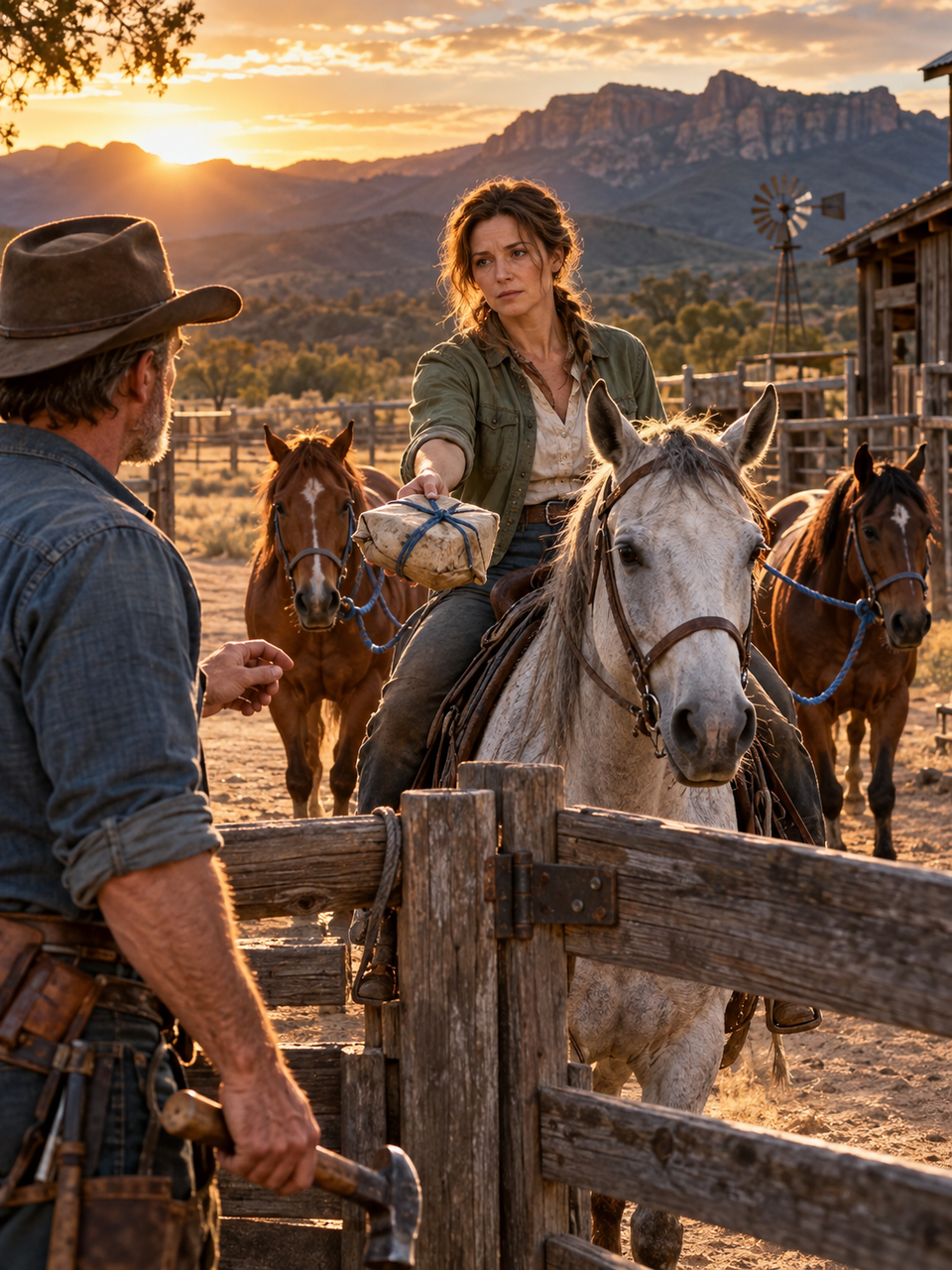 WHEN A RANCHER STOPPED SEARCHING FOR HIS THREE STOLEN HORSES, A WIDOW RODE THEM HOME AND REVEALED THE SECRET SOMEONE HAD HIDDEN BEYOND THE RIDGE – Life Story