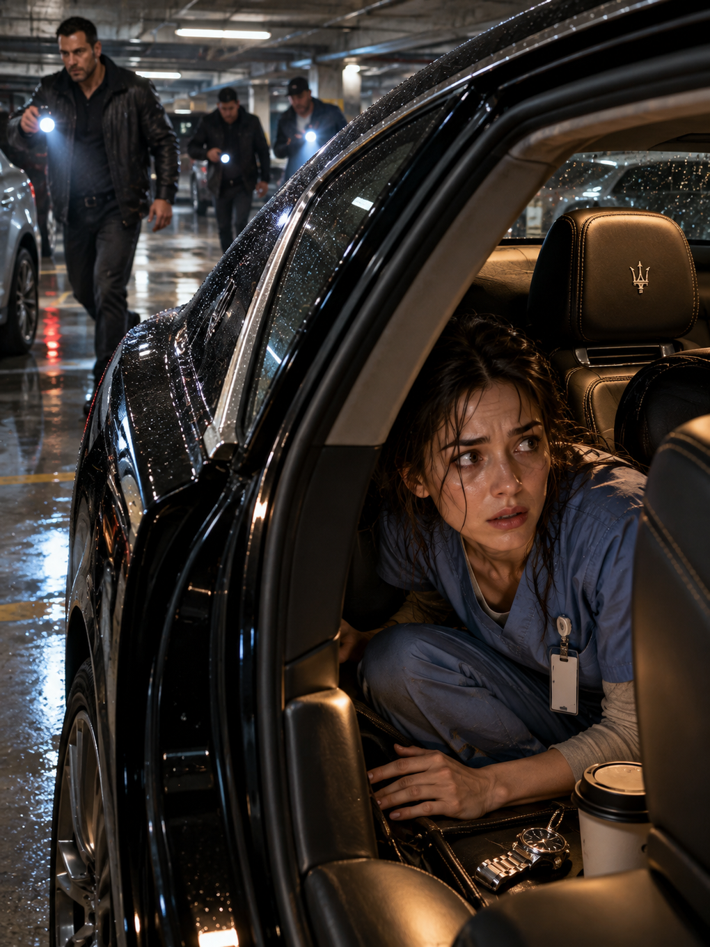 I HID IN A STRANGER’S MASERATI TO ESCAPE MEN HUNTING ME AFTER MY HOSPITAL SHIFT—THEN HIS PROTECTION UNCOVERED A SECRET MY FAMILY HAD BURIED FOR YEARS – Life Story