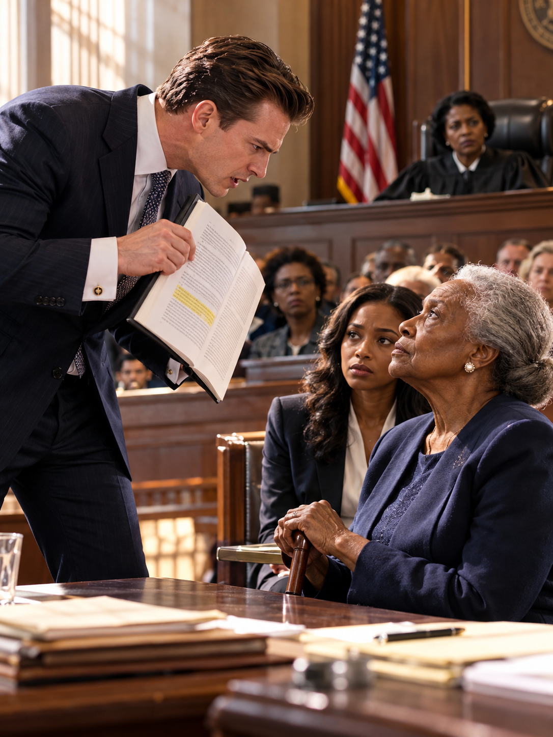 THE CORPORATE LAWYER MOCKED AN ELDERLY BLACK WOMAN IN A PACKED COURTROOM OVER HER COMMUNITY CENTER—UNTIL SHE ASKED ABOUT THE ONE PARAGRAPH HE HAD CONVENIENTLY FORGOTTEN – Life Story