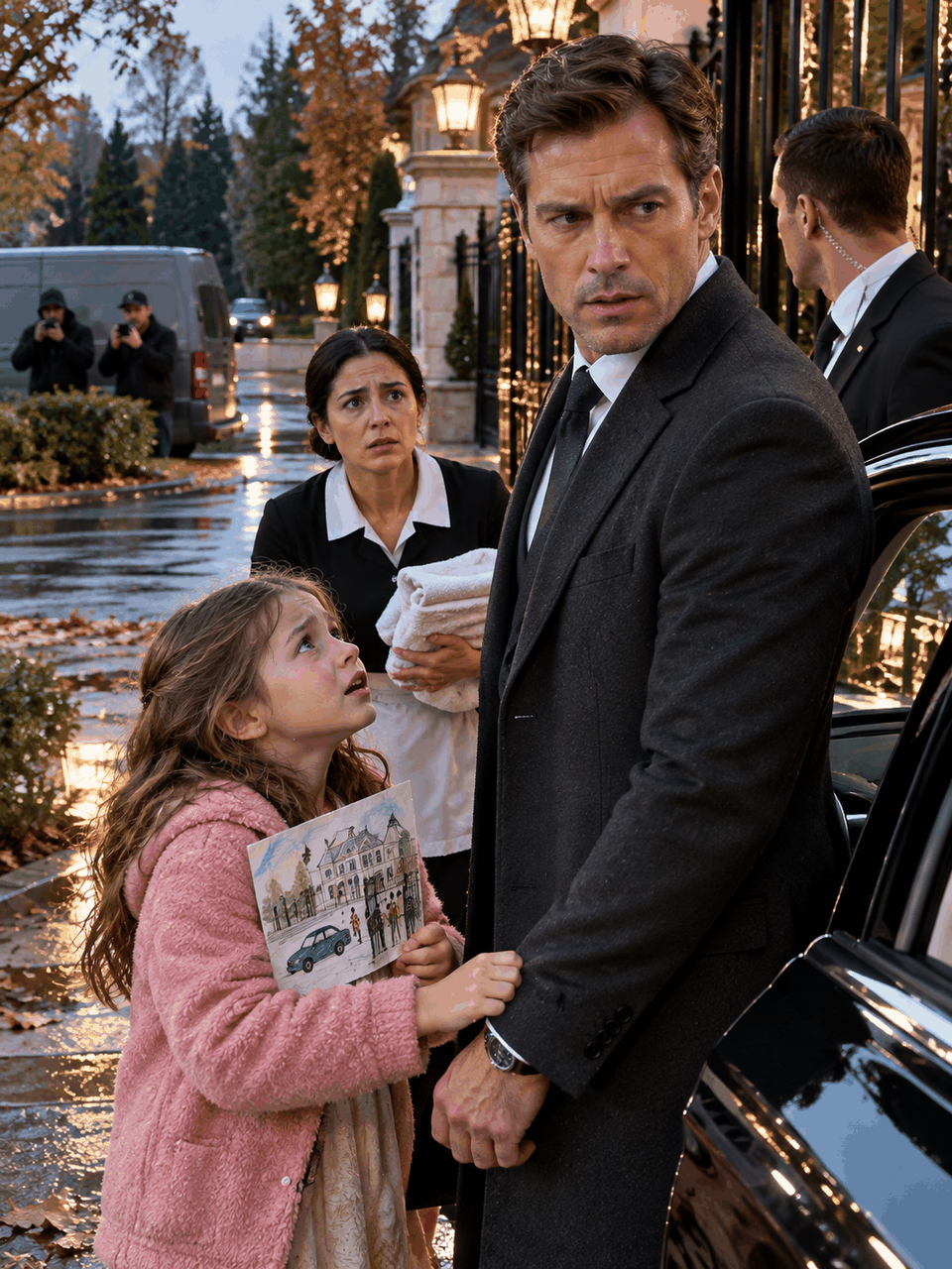 THE MILLIONAIRE DISMISSED A LITTLE GIRL’S WARNING AT HIS GATE—THEN A CALL ABOUT HIS HOUSEHOLD EXPOSED THE DANGEROUS SECRET INSIDE HIS BIGGEST BUSINESS DEAL – Life Story