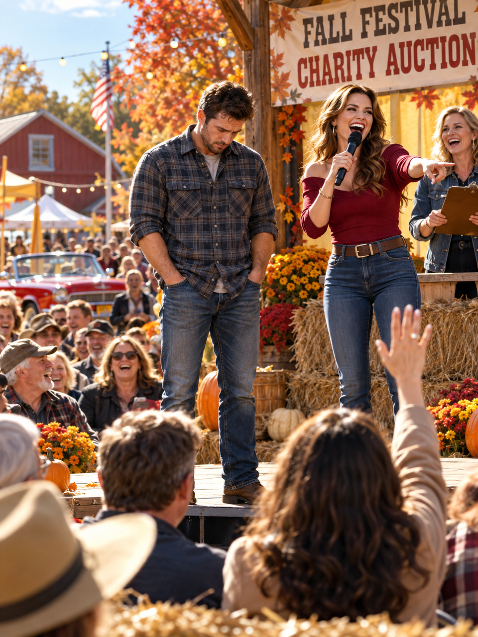 MY WIFE AUCTIONED HER ‘USELESS’ HUSBAND FOR ONE DOLLAR AT OUR TOWN’S FALL FESTIVAL—THEN A WOMAN IN THE CROWD MADE HER REGRET EVER TAKING THE MICROPHONE – Life Story