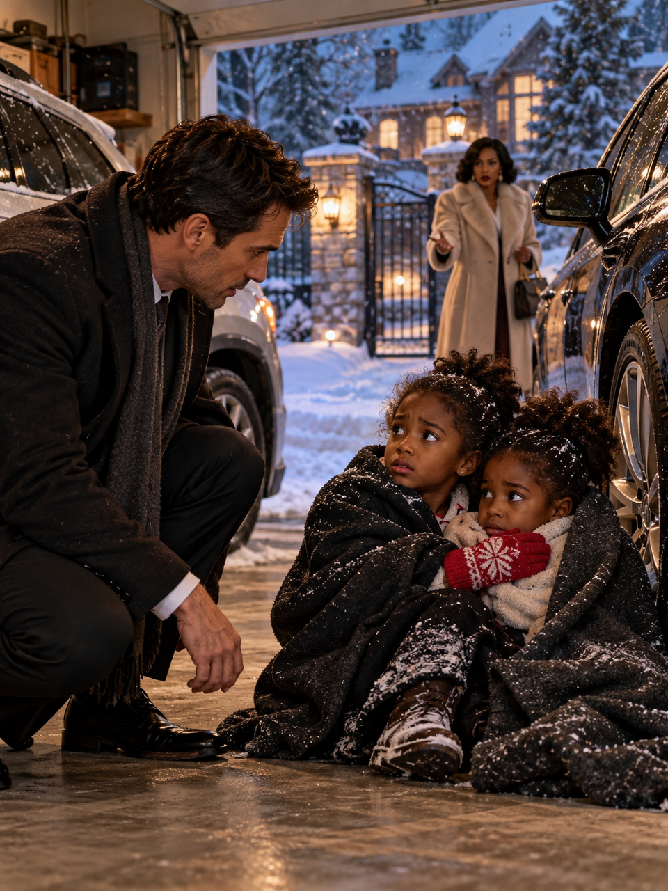 I FOUND TWO FOUR-YEAR-OLD SISTERS HIDING IN MY GARAGE DURING A SNOWSTORM—THEN THEIR AUNT ARRIVED AT MY GATE, DEMANDING I HAND THEM OVER WITHOUT ASKING QUESTIONS – Life Story