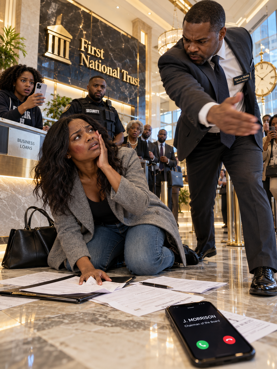 THE BANK MANAGER SLAPPED A WOMAN HE CALLED UNWORTHY OF HIS WEALTHY CUSTOMERS, BUT THE NAME ON HER SILENCED PHONE THREATENED EVERYTHING HE HAD BUILT THAT MORNING – Life Story