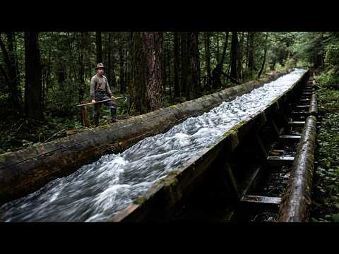 The Lost Wooden Highways That Moved Logs Faster Than Trains